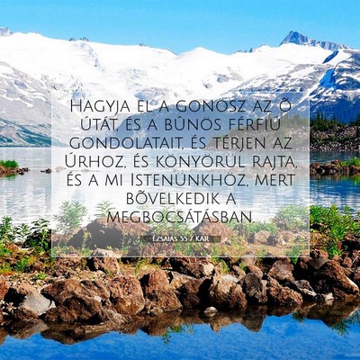 Ézsaiás 55:7 KAR Bibliai verskép