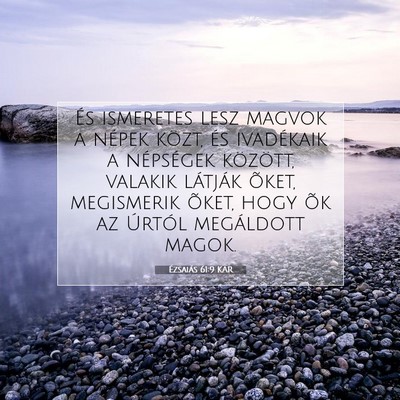 Ézsaiás 61:9 KAR Bibliai verskép