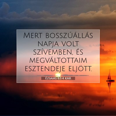 Ézsaiás 63:4 Bibliai vers magyarázata