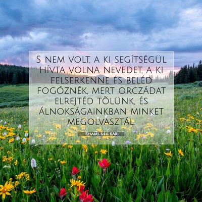 Ézsaiás 64:6 KAR Bibliai verskép