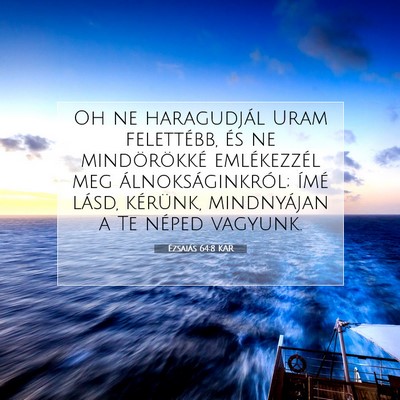 Ézsaiás 64:8 KAR Bibliai verskép