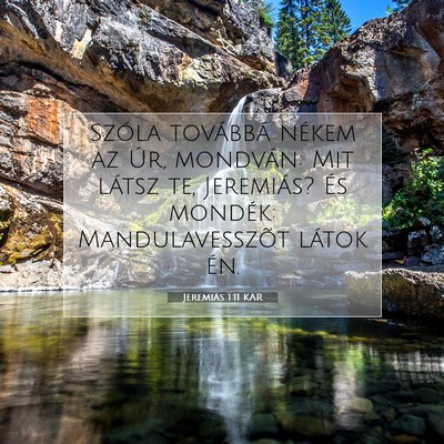 Jeremiás 1:11 Bibliai vers magyarázata