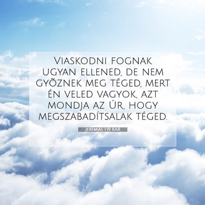 Jeremiás 1:19 Bibliai vers magyarázata