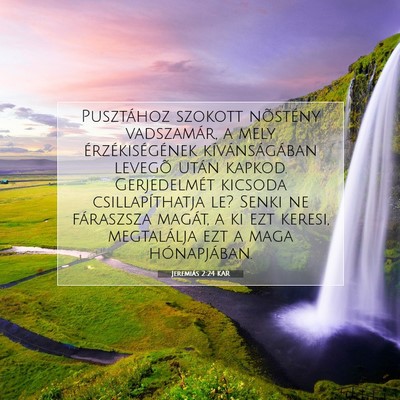 Jeremiás 2:24 Bibliai vers magyarázata