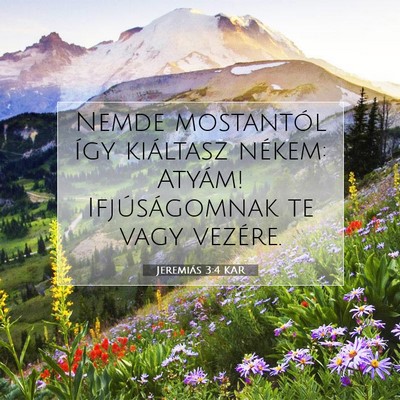 Jeremiás 3:4 Bibliai vers magyarázata