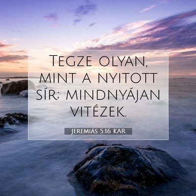 Jeremiás 5:16 KAR Bibliai verskép