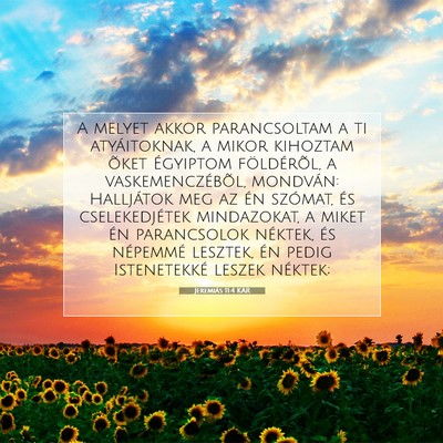 Jeremiás 11:4 KAR Bibliai verskép