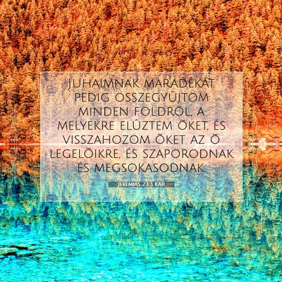 Jeremiás 23:3 KAR Bibliai verskép