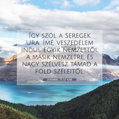 Jeremiás 25:32 KAR Bibliai verskép