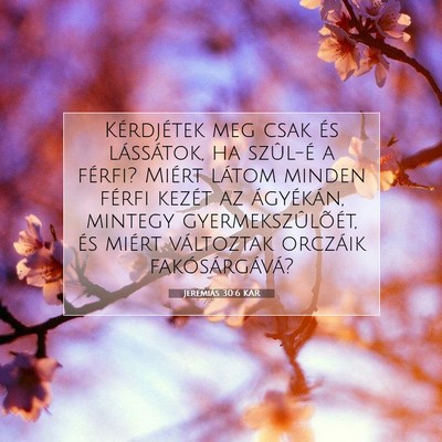 Jeremiás 30:6 KAR Bibliai verskép