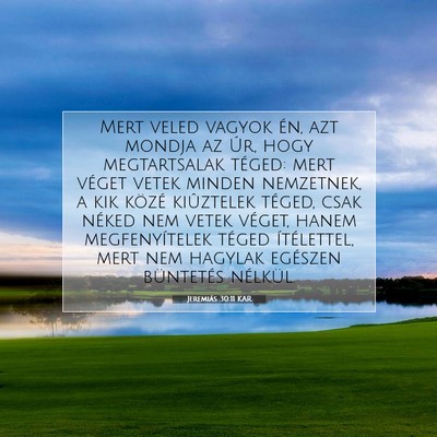 Jeremiás 30:11 KAR Bibliai verskép