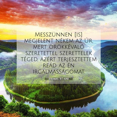 Jeremiás 31:3 KAR Bibliai verskép