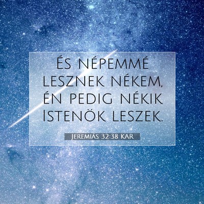 Jeremiás 32:38 KAR Bibliai verskép