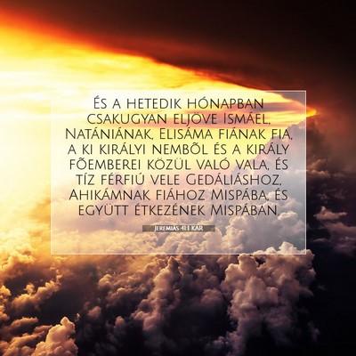 Jeremiás 41:1 KAR Bibliai verskép