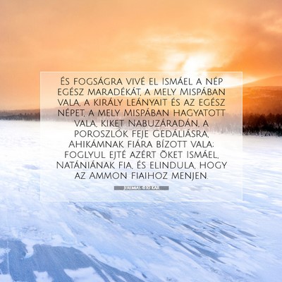 Jeremiás 41:10 KAR Bibliai verskép