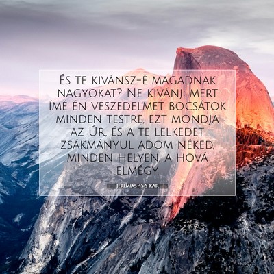 Jeremiás 45:5 KAR Bibliai verskép