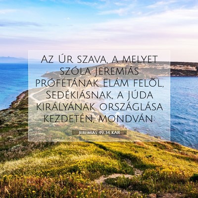 Jeremiás 49:34 KAR Bibliai verskép