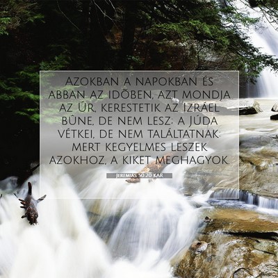 Jeremiás 50:20 KAR Bibliai verskép