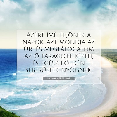 Jeremiás 51:52 KAR Bibliai verskép