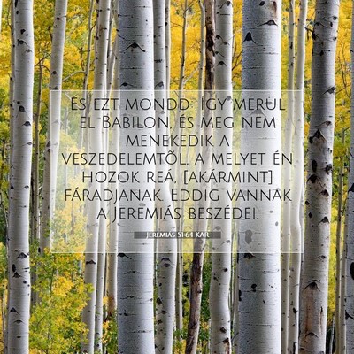 Jeremiás 51:64 KAR Bibliai verskép