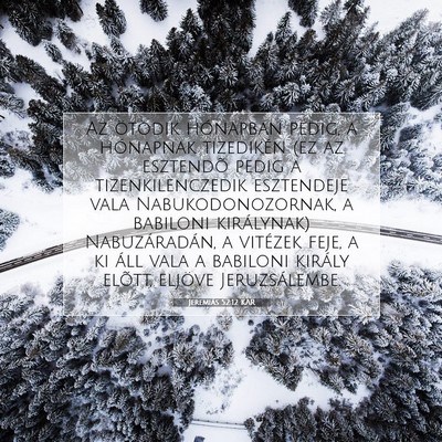 Jeremiás 52:12 KAR Bibliai verskép