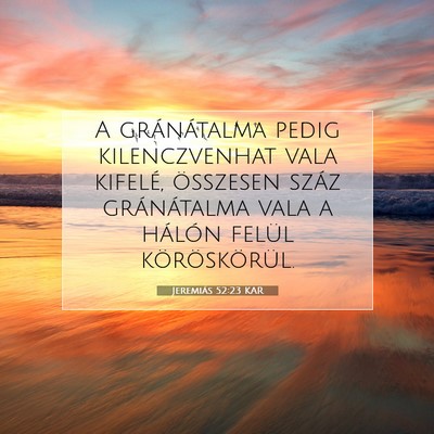 Jeremiás 52:23 KAR Bibliai verskép