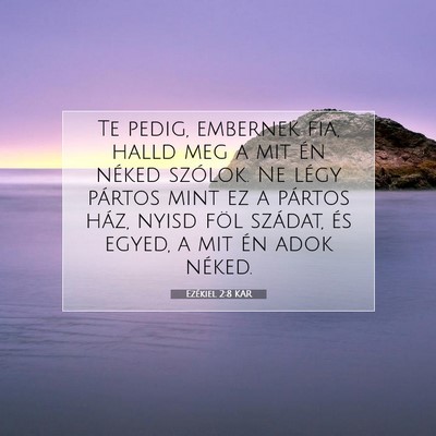 Ezékiel 2:8 Bibliai vers magyarázata