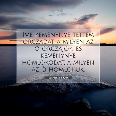 Ezékiel 3:8 Bibliai vers magyarázata