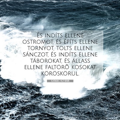 Ezékiel 4:2 Bibliai vers magyarázata