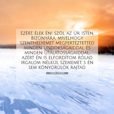 Ezékiel 5:11 Bibliai vers magyarázata