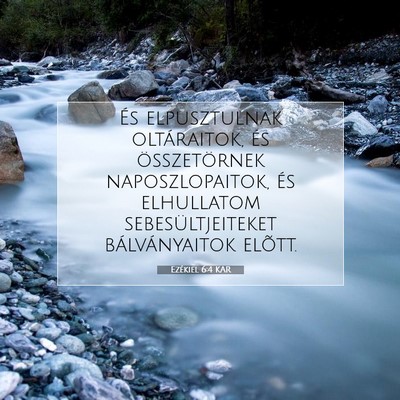 Ezékiel 6:4 Bibliai vers magyarázata