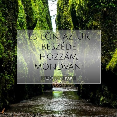 Ezékiel 7:1 Bibliai vers magyarázata