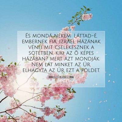 Ezékiel 8:12 Bibliai vers magyarázata