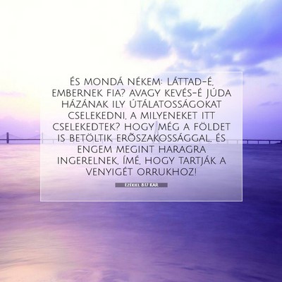 Ezékiel 8:17 Bibliai vers magyarázata