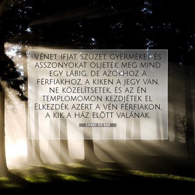 Ezékiel 9:6 KAR Bibliai verskép