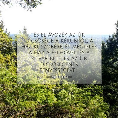 Ezékiel 10:4 KAR Bibliai verskép