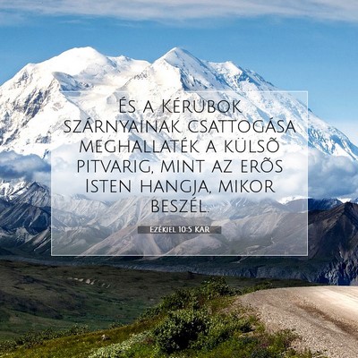 Ezékiel 10:5 Bibliai vers magyarázata