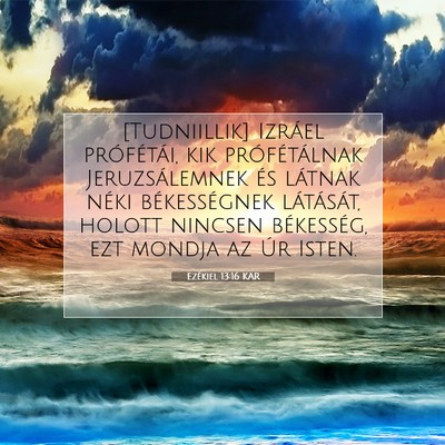 Ezékiel 13:16 Bibliai vers magyarázata