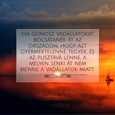 Ezékiel 14:15 Bibliai vers magyarázata