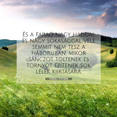 Ezékiel 17:17 Bibliai vers magyarázata