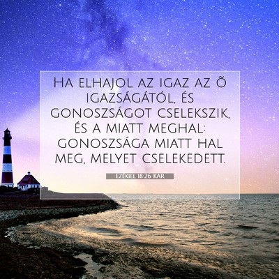 Ezékiel 18:26 Bibliai vers magyarázata