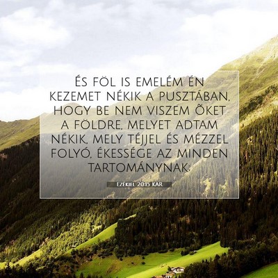 Ezékiel 20:15 Bibliai vers magyarázata