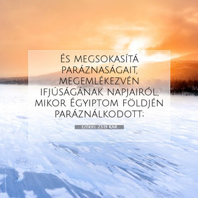 Ezékiel 23:19 Bibliai vers magyarázata