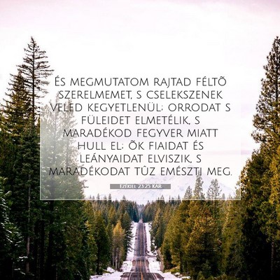 Ezékiel 23:25 Bibliai vers magyarázata