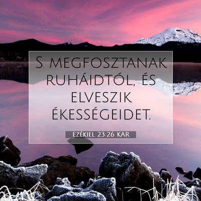 Ezékiel 23:26 Bibliai vers magyarázata
