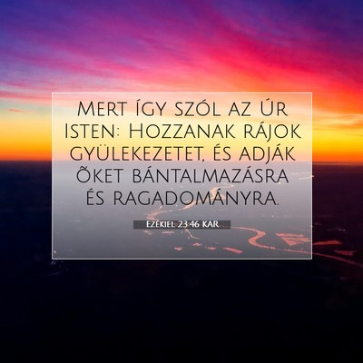 Ezékiel 23:46 Bibliai vers magyarázata