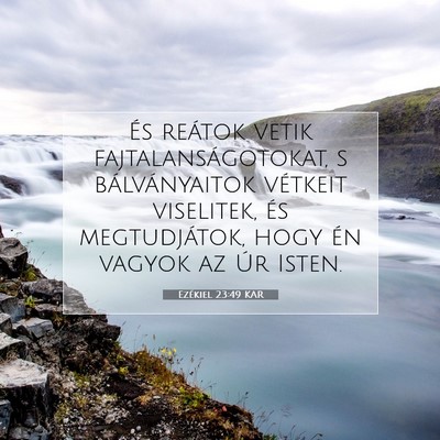 Ezékiel 23:49 Bibliai vers magyarázata
