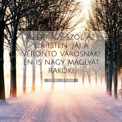 Ezékiel 24:9 Bibliai vers magyarázata