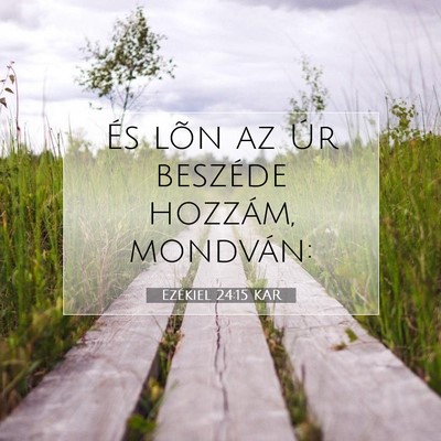 Ezékiel 24:15 Bibliai vers magyarázata
