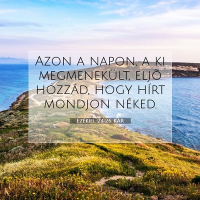 Ezékiel 24:26 Bibliai vers magyarázata
